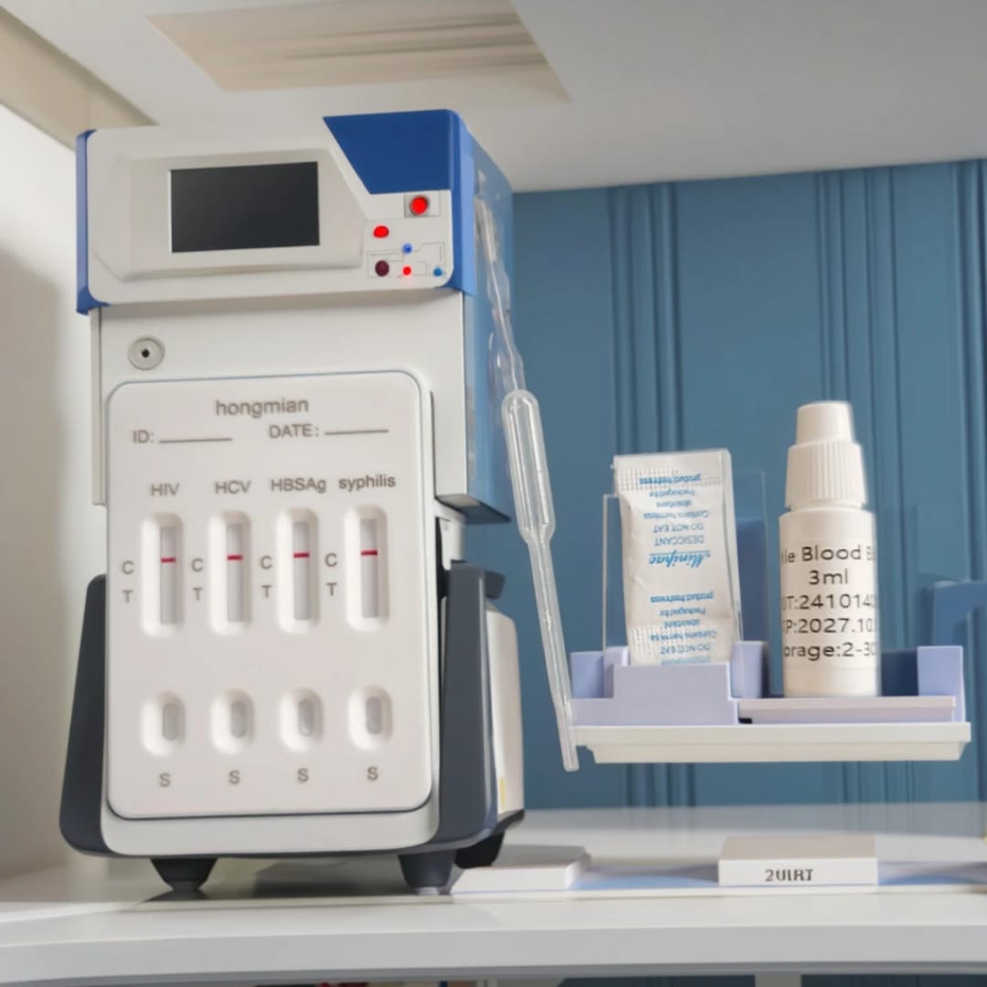 4-in-1 Test Kit lab setting